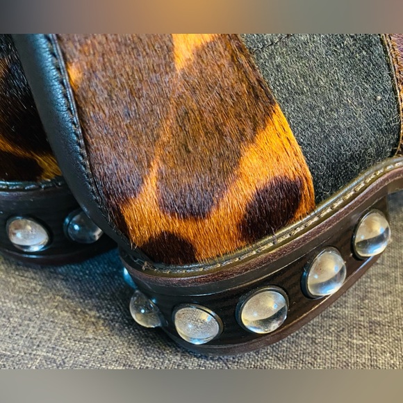 Louis eat Cie Venda Lo-Venda3 Embellished Heel Chelsea Leopard Print Boot - Picture 14 of 14